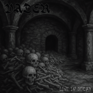 VADER - Live in Decay - Autographed Black LP